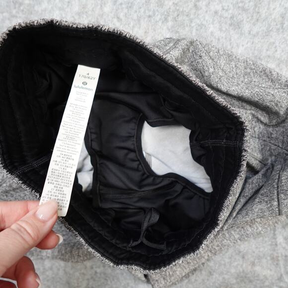 Lululemon Shorts Womens 4 Track That 5" Run Athletic Gym Workout Heathered Gray - Picture 6 of 8